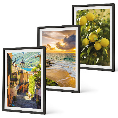 Cadre photo mural Rues, mer, plage, agrumes