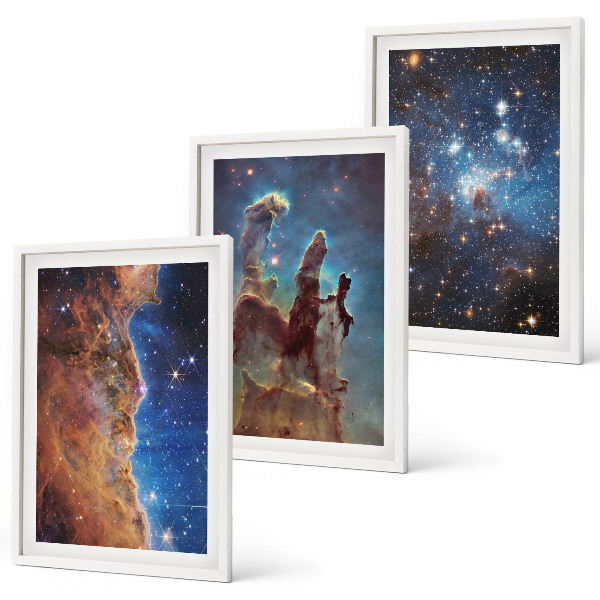 Cadre photo mural Paysages spatiaux des galaxies