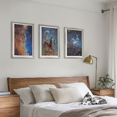 Cadre photo mural Paysages spatiaux des galaxies