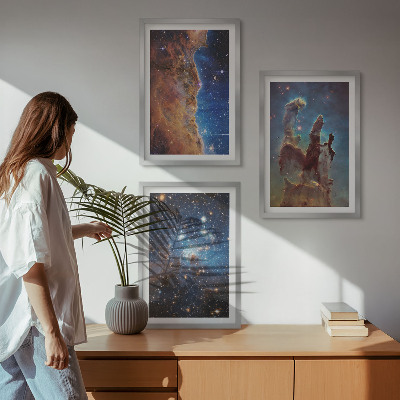 Cadre photo mural Paysages spatiaux des galaxies