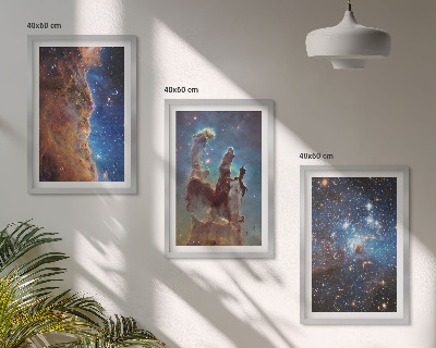 Cadre photo mural Paysages spatiaux des galaxies