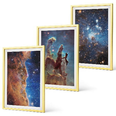 Cadre photo mural Paysages spatiaux des galaxies