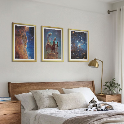 Cadre photo mural Paysages spatiaux des galaxies