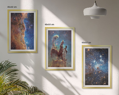 Cadre photo mural Paysages spatiaux des galaxies