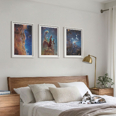Cadre photo mural Paysages spatiaux des galaxies