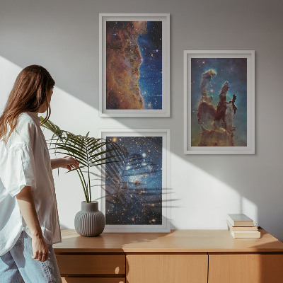 Cadre photo mural Paysages spatiaux des galaxies