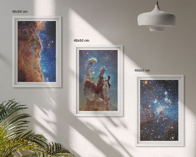 Cadre photo mural Paysages spatiaux des galaxies