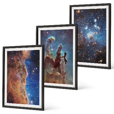 Cadre photo mural Paysages spatiaux des galaxies