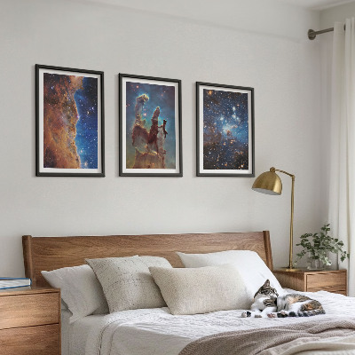 Cadre photo mural Paysages spatiaux des galaxies