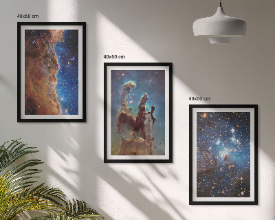 Cadre photo mural Paysages spatiaux des galaxies