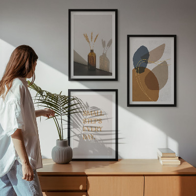 Cadre photo mural Ensemble de formes abstraites
