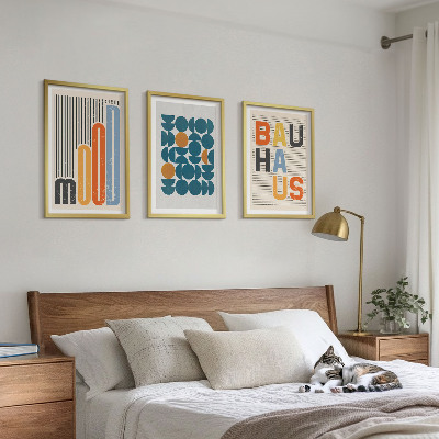 Cadre photo mural Motifs géométriques Bauhaus