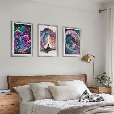 Cadre photo mural Illustrations fantastiques colorées