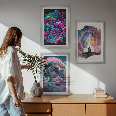 Cadre photo mural Illustrations fantastiques colorées