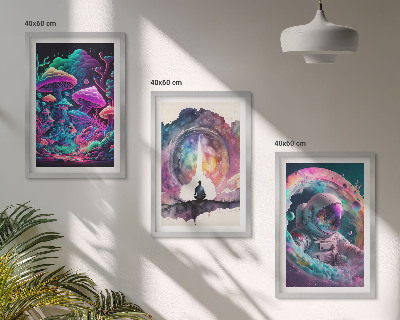 Cadre photo mural Illustrations fantastiques colorées