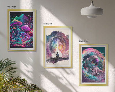 Cadre photo mural Illustrations fantastiques colorées