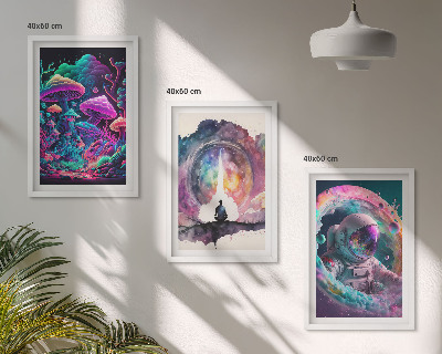 Cadre photo mural Illustrations fantastiques colorées