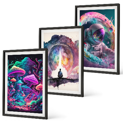 Cadre photo mural Illustrations fantastiques colorées