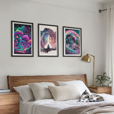 Cadre photo mural Illustrations fantastiques colorées