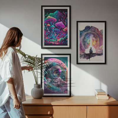Cadre photo mural Illustrations fantastiques colorées