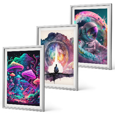 Cadre photo mural Illustrations fantastiques colorées