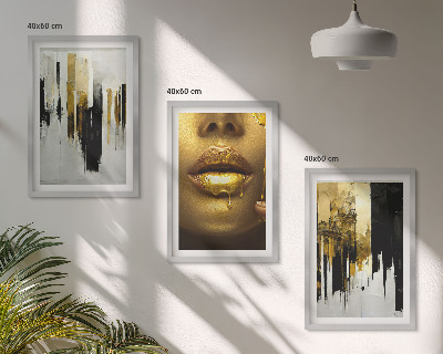 Cadre photo mural Peinture de portrait abstrait