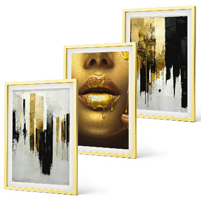 Cadre photo mural Peinture de portrait abstrait