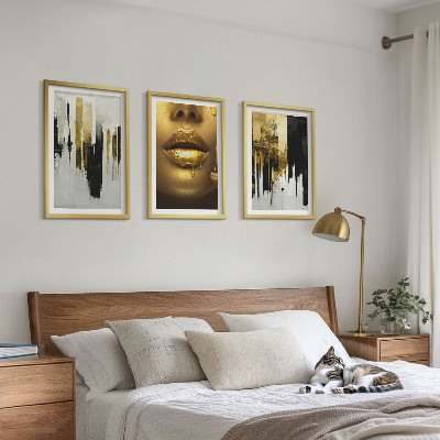 Cadre photo mural Peinture de portrait abstrait