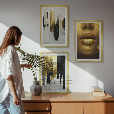 Cadre photo mural Peinture de portrait abstrait
