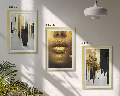 Cadre photo mural Peinture de portrait abstrait