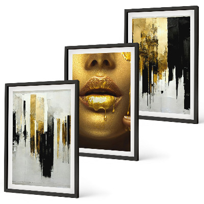 Cadre photo mural Peinture de portrait abstrait
