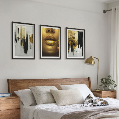 Cadre photo mural Peinture de portrait abstrait