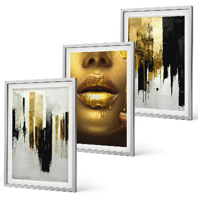Cadre photo mural Peinture de portrait abstrait