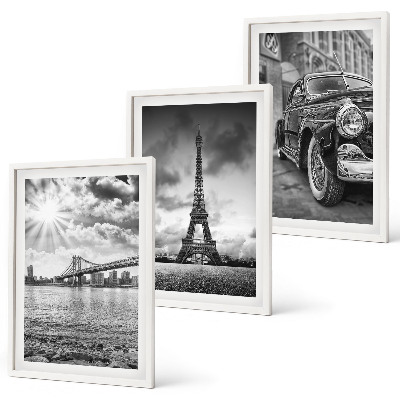 Cadre photo mural Vues de la ville, ponts, tour Eiffel
