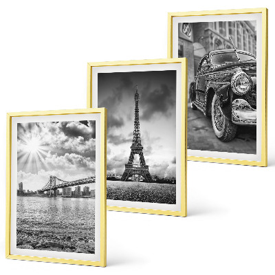 Cadre photo mural Vues de la ville, ponts, tour Eiffel