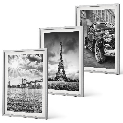 Cadre photo mural Vues de la ville, ponts, tour Eiffel