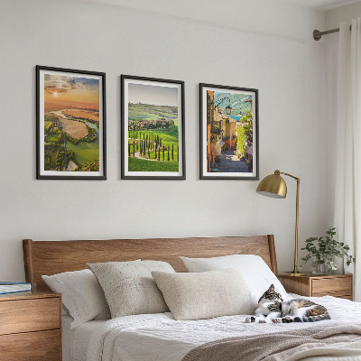 Cadre photo mural Paysages italiens rue fluviale