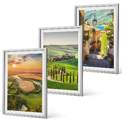 Cadre photo mural Paysages italiens rue fluviale