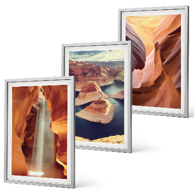 Cadre photo mural Cascade dans les gorges du canyon