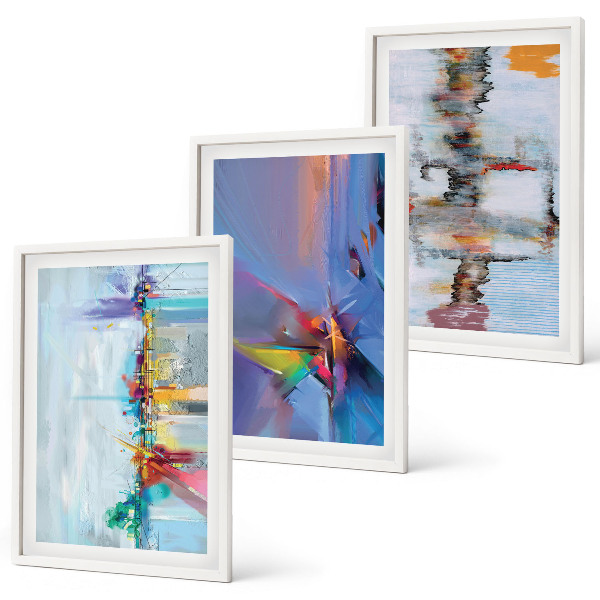 Cadre photo mural Compositions de peinture abstraite