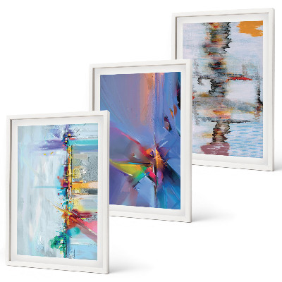 Cadre photo mural Compositions de peinture abstraite