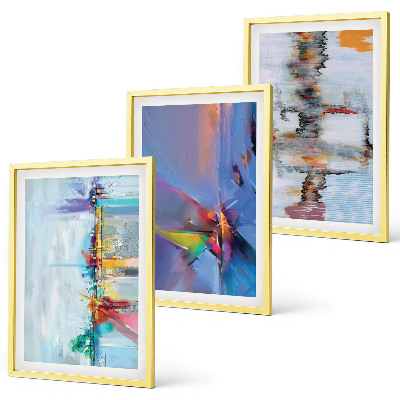 Cadre photo mural Compositions de peinture abstraite