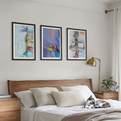 Cadre photo mural Compositions de peinture abstraite
