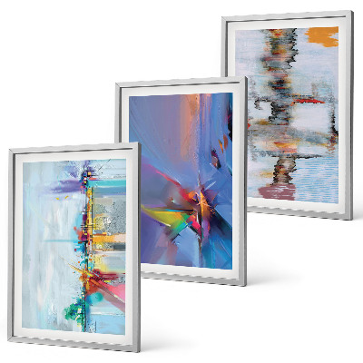 Cadre photo mural Compositions de peinture abstraite