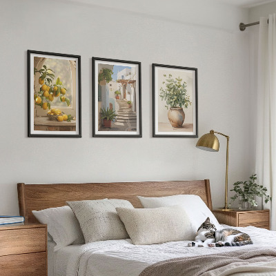 Cadre photo mural Citrons dans un vase