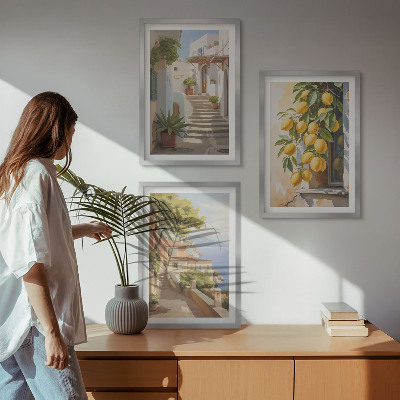 Cadre photo mural Vue sur la mer depuis Lemon Street
