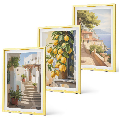 Cadre photo mural Vue sur la mer depuis Lemon Street