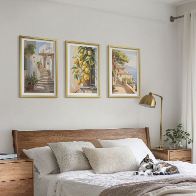 Cadre photo mural Vue sur la mer depuis Lemon Street