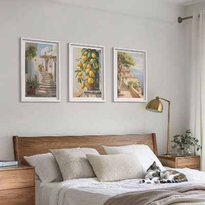 Cadre photo mural Vue sur la mer depuis Lemon Street