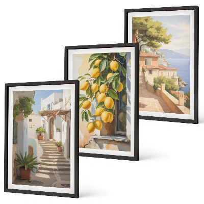 Cadre photo mural Vue sur la mer depuis Lemon Street